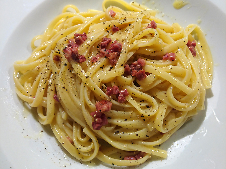 Linguine Ei Schinken Linguine Carbonara