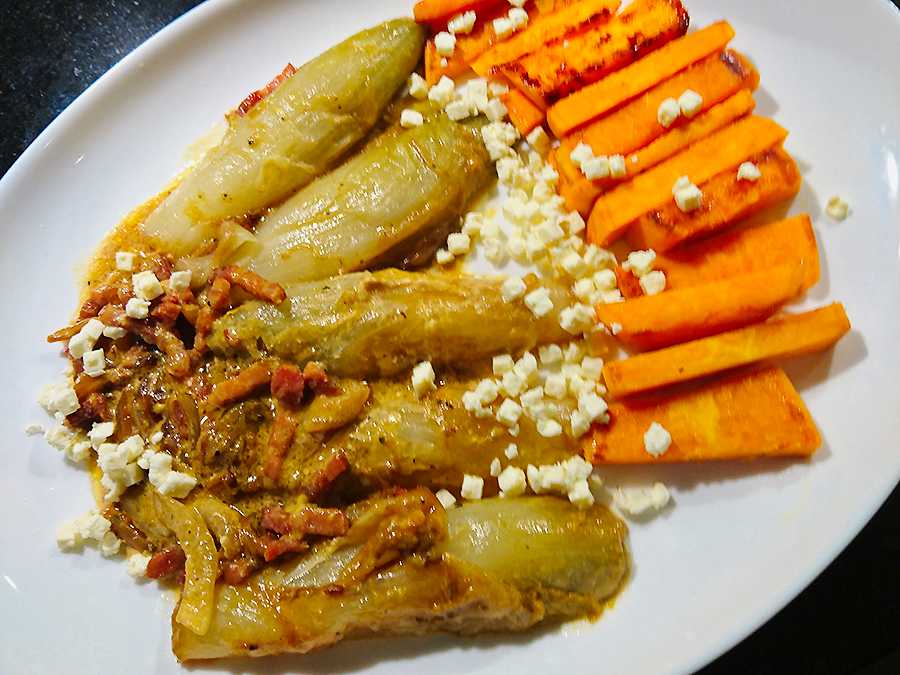 Chicoree Süßkartoffeln