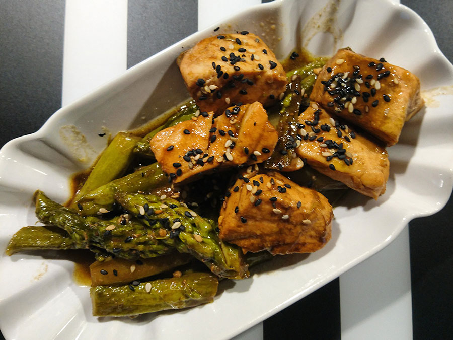 Lachs Spargel