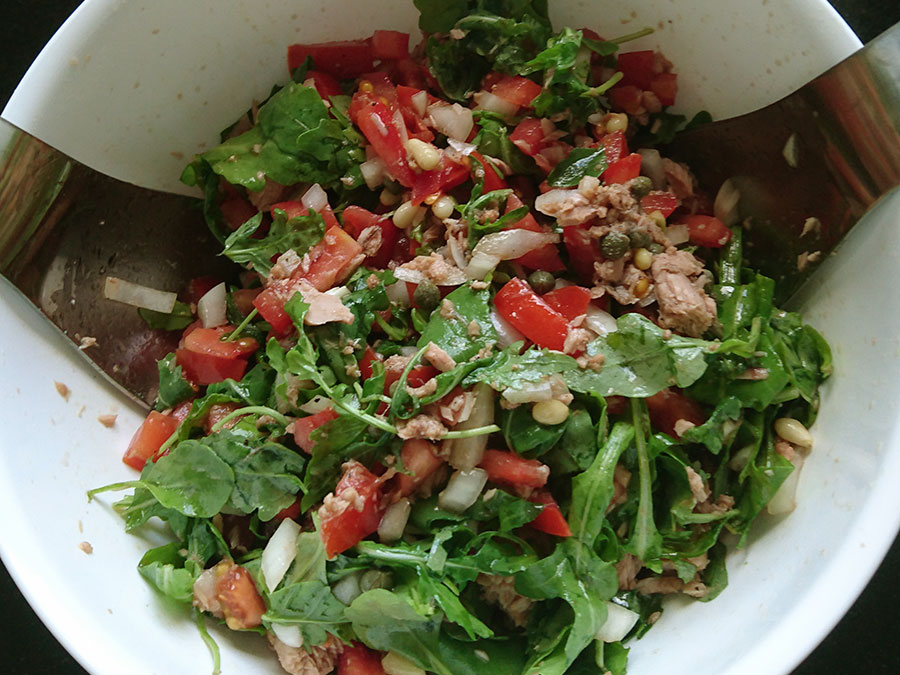 Thunfisch Tomaten Rucola