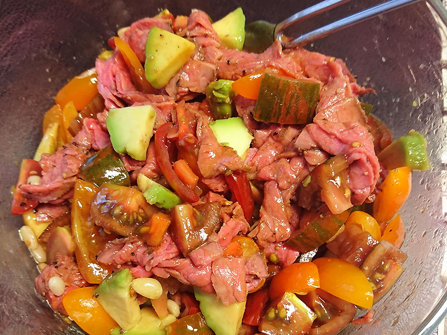 Roastbeef Avocado Tomaten