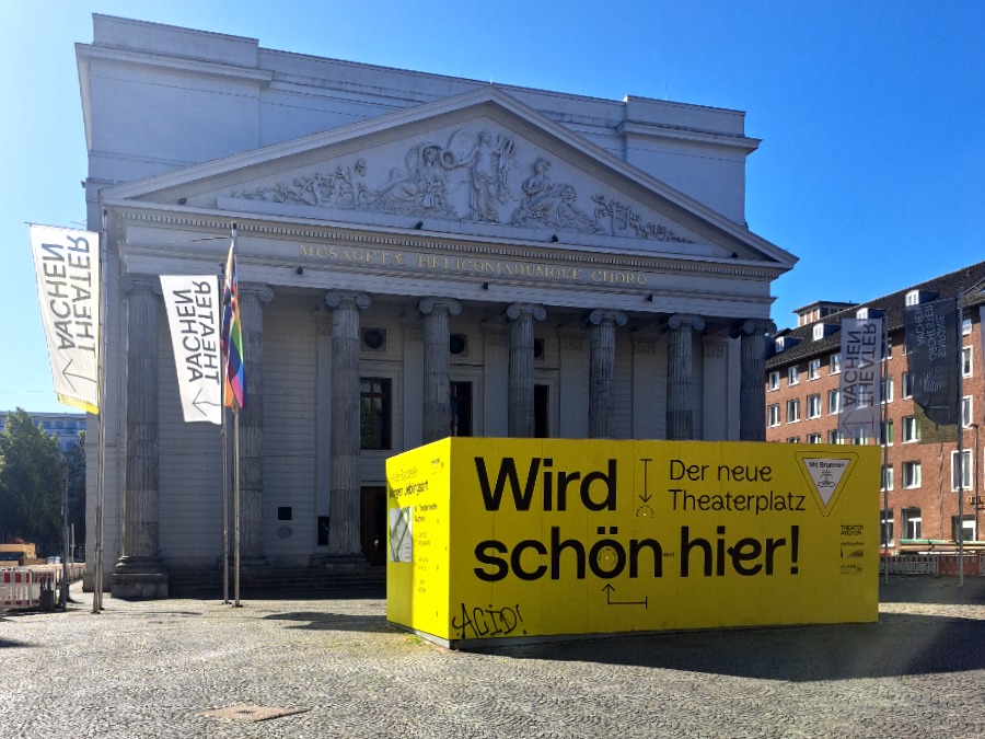 Baustelle Aachen – Theaterplatz